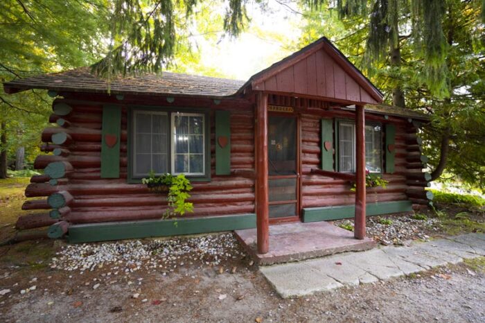 Spruce Log Cabin for 7 guests
